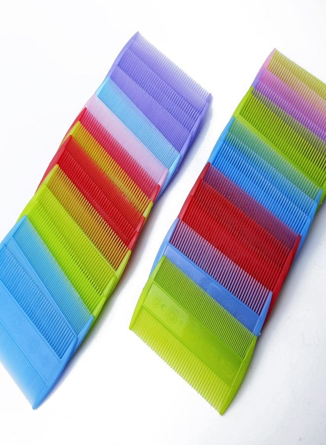 NSBELL 20PCS Comb for Cats, Lice Comb for Dogs, Double Sided Cat Comb for Short Hair of Pets or Humans (Assorted Colors) - Image 5